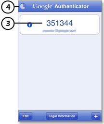 Код подтверждения на устройстве iPhone